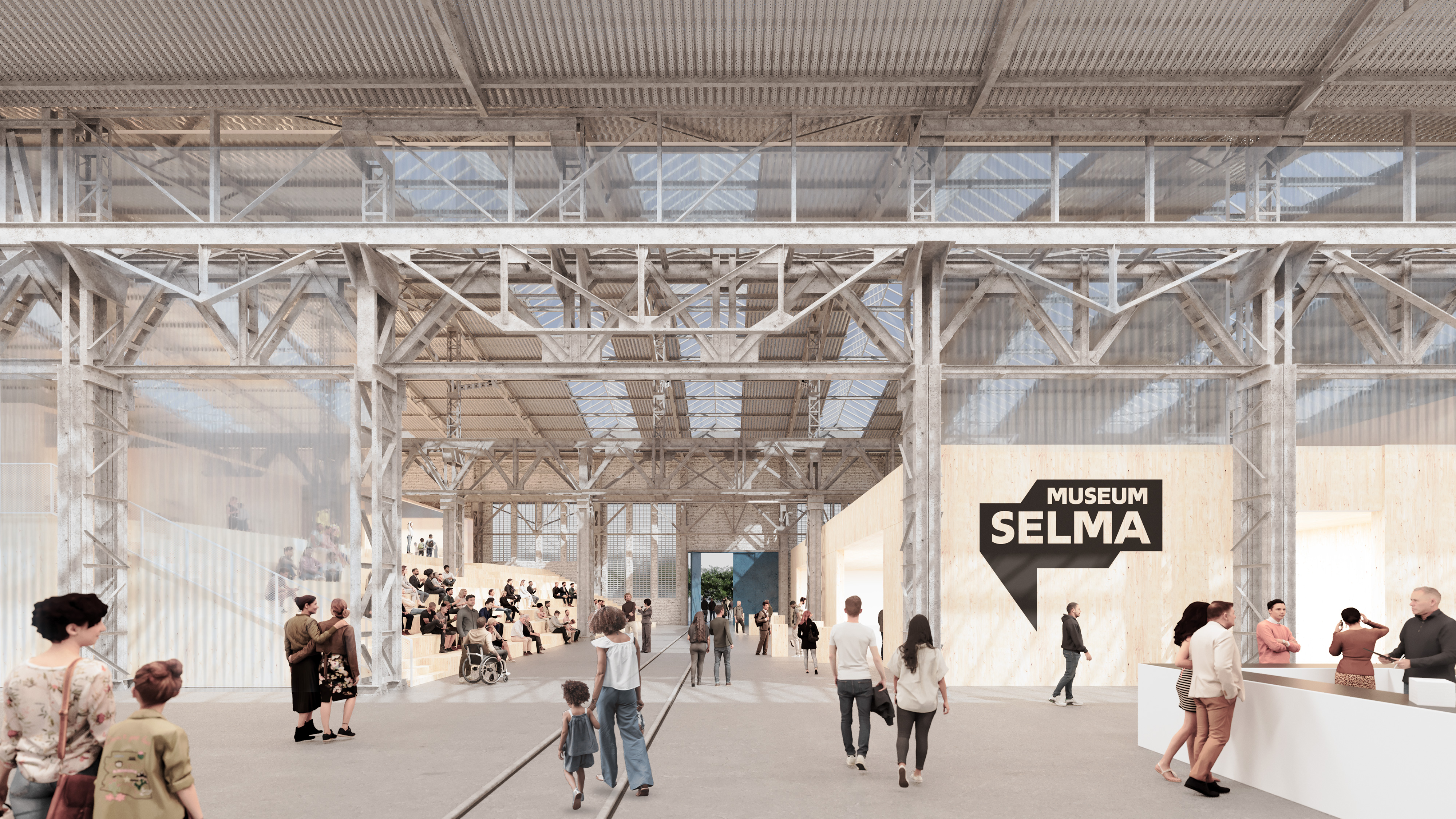 2025: Following a Europe-wide tender process, the winning design is selected: Atelier Brückner from Stuttgart is awarded the contract for the overall planning of the museum. Construction planning for the museum begins in April 2025. Visualization: Atelier Brückner