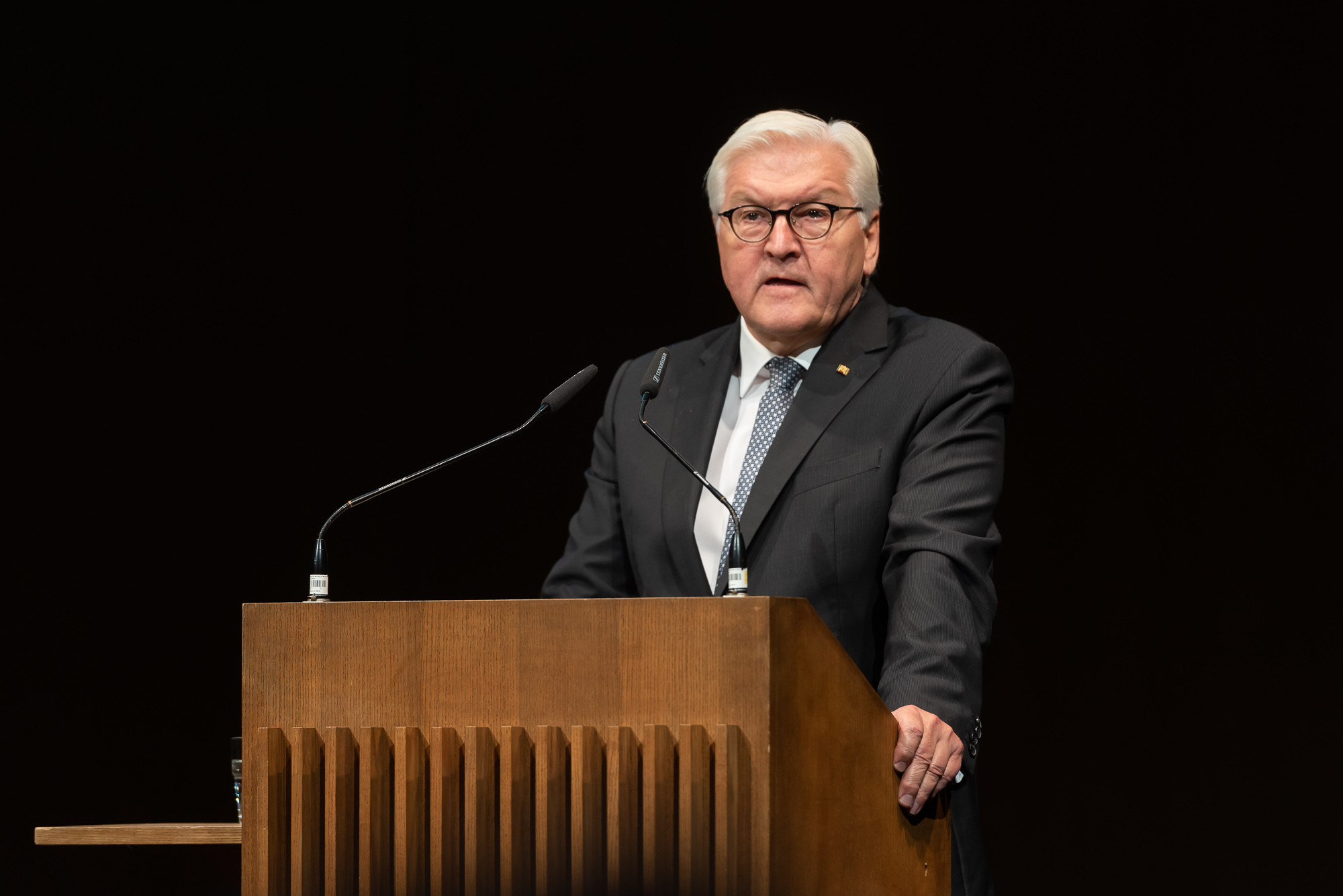 Bundespräsident Frank-Walter Steinmeier hielt eine bewegende Rede und würdigte die Generation der "Gastarbeiter". Foto: Andreas Schwarz