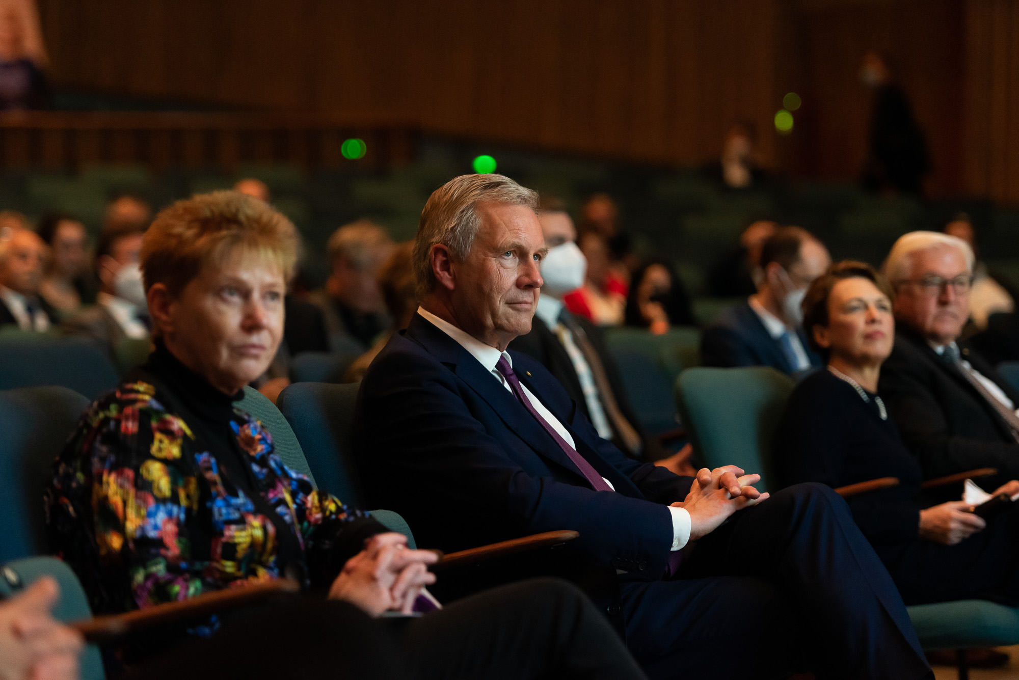 The Vice President of the German Bundestag, Petra Pau, and former Federal President Christian Wulff were among the guests of honor at the evening. Photo: Andreas Schwarz
