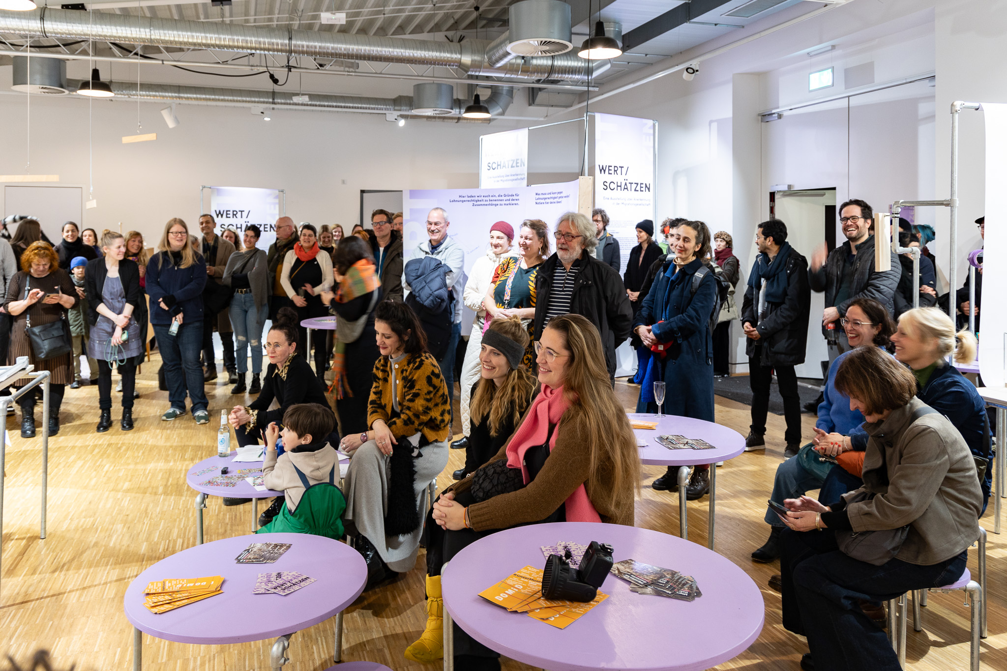 On Friday, 19 January 2024, the DOMiDLabs project team celebrated the opening of the exhibition together with participants, sponsors, friends and colleagues. Photo: Vincent Dino Zimmer - Kollektiv Plus X