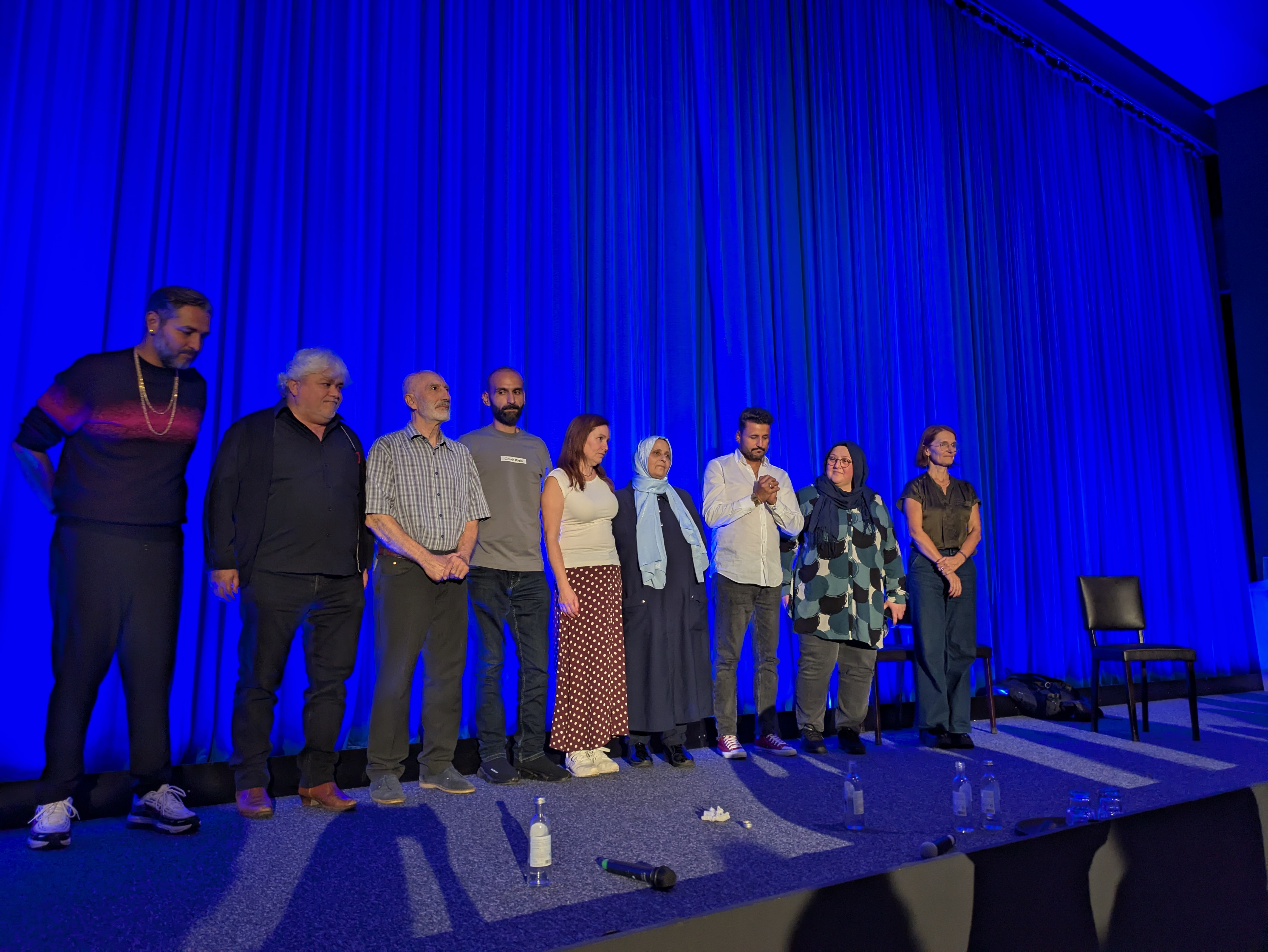 Standing ovations after the audience discussion