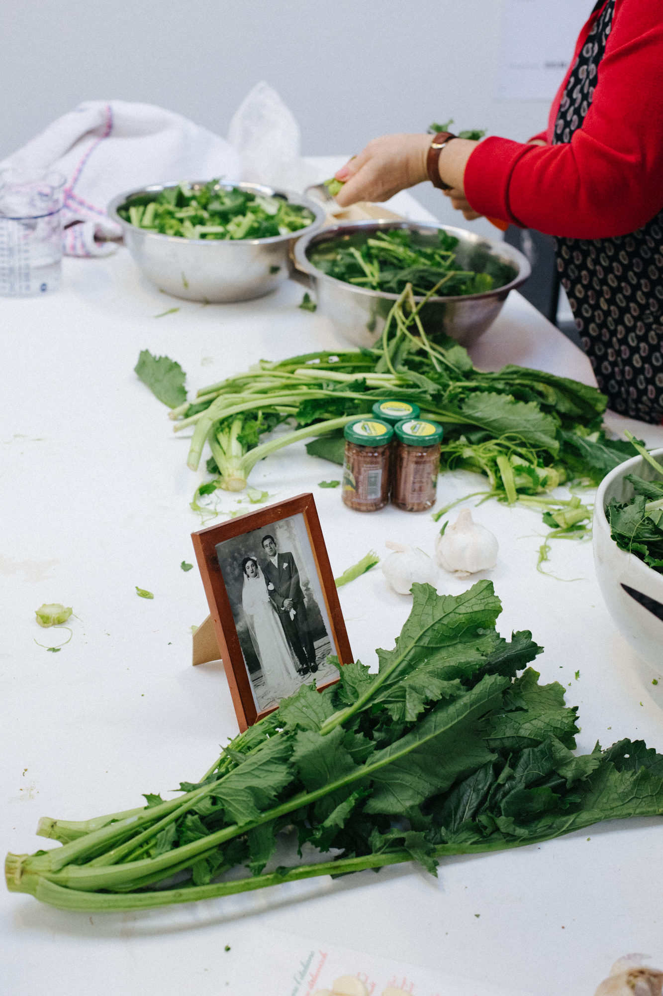 More than just an exhibition: the Temporary Gallery became a meeting place for ‘Makkaroni Settanta – Esperimento collettivo’, complete with a communal kitchen. Photo: Luisa Zanzani